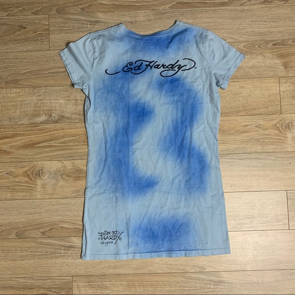 Blue Ed hardy T Shirt - Picture 4 of 4